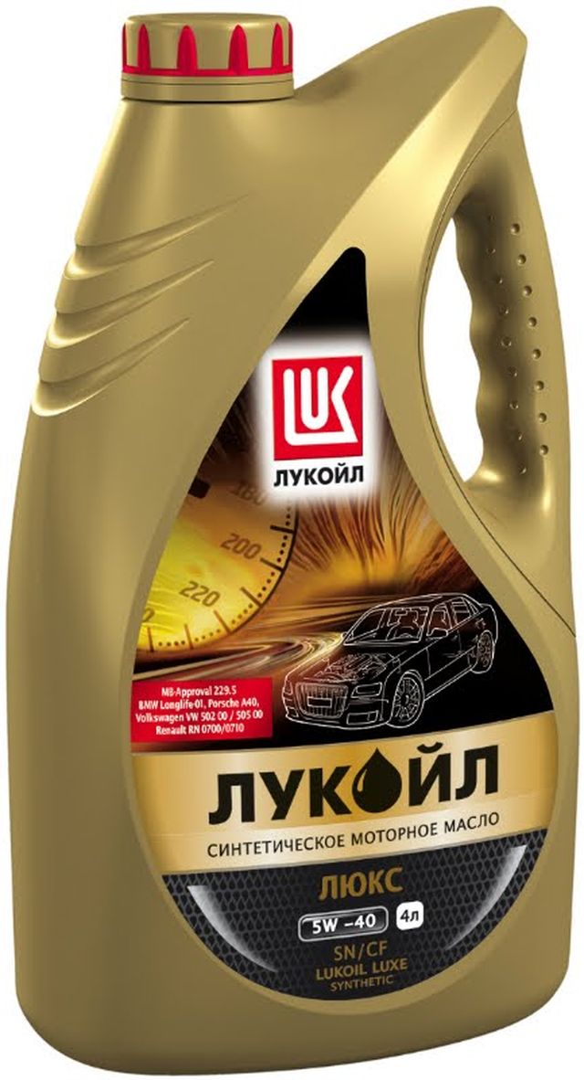 Моторное масло ЛУКОЙЛ ЛЮКС синтетическое 5W40: особенности .