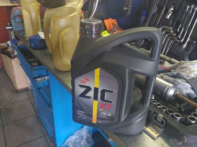 Моторное масло Zic x7 ls 10w 40 
