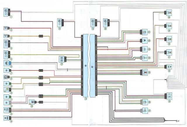 Схема электропитания Лада Ларгус